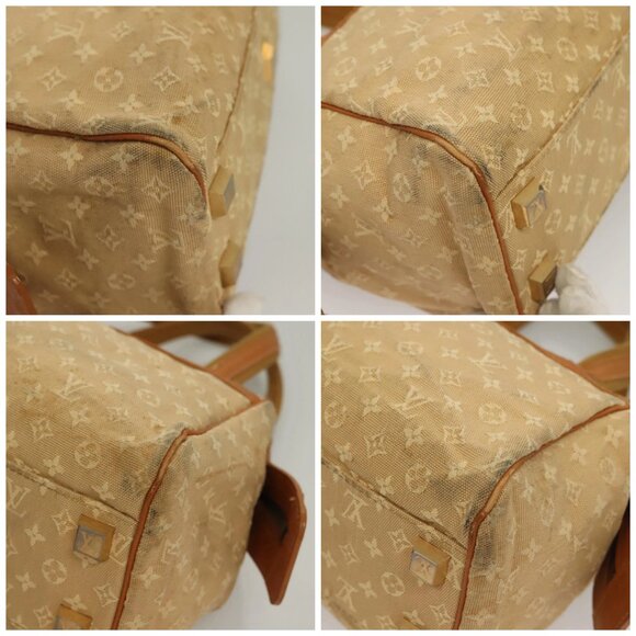 LOUIS VUITTON Monogram Mini Josephine PM Hand Bag Beige M92416 LV Auth 132759 - Picture 15 of 16